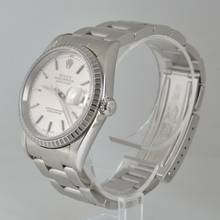 Thumbnail von Rolex Datejust 36 16220 Soleil silver dial Full Set 2003’s </h1>