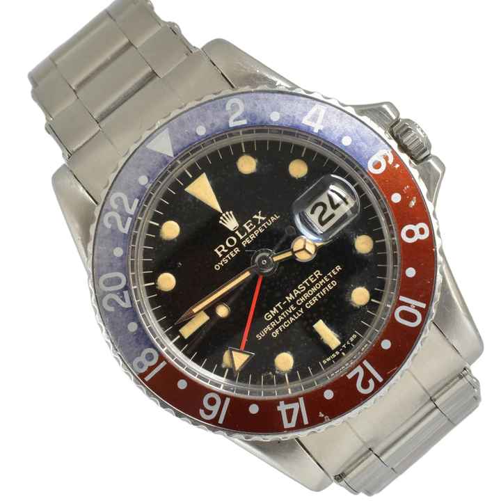  Rolex GMT-Master 1675 Tropical glossy gilt dial 1966’s </h1> 