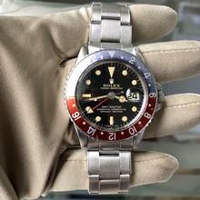 Thumbnail von Rolex GMT-Master 1675 Tropical glossy gilt dial 1966’s </h1>