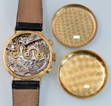 Thumbnail von Omega Classic Chronograph Oversize 37MM caliber 33.3 CHRO yellow gold 18KT 1941’s </h1>