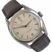 Thumbnail von Rolex Oyster Perpetual 6084 Bubbleback Explorer radium dial Full Set 1951’s </h1>