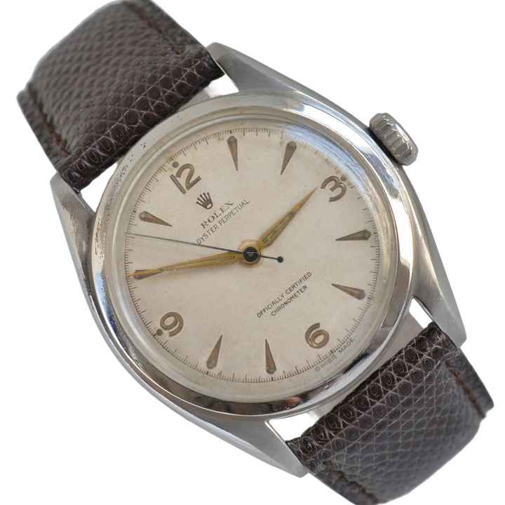  Rolex Oyster Perpetual 6084 Bubbleback Explorer radium dial Full Set 1951’s </h1> 