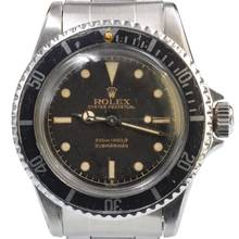 Thumbnail von Rolex Submariner (No Date) 5512 Eagle Beak Chapter Ring Exclamation Point dial 1960's </h1>