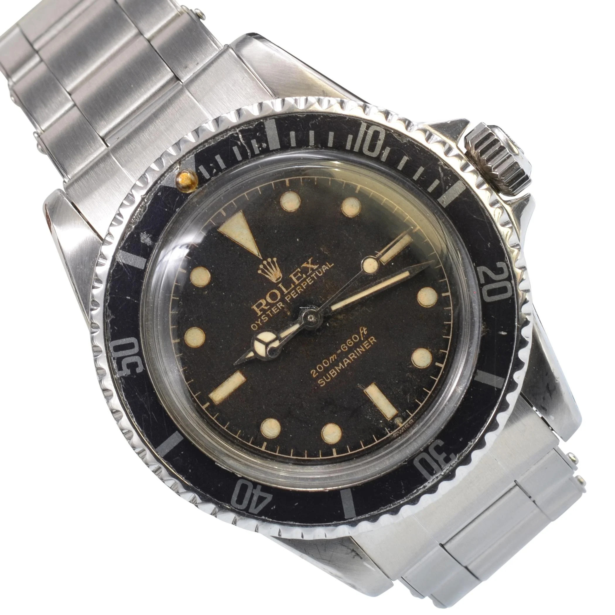 Rolex Submariner (No Date) 5512 Eagle Beak Chapter Ring Exclamation Point dial 1960's </h1>