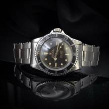 Thumbnail von Rolex Submariner (No Date) 5512 Eagle Beak Chapter Ring Exclamation Point dial 1960's </h1>