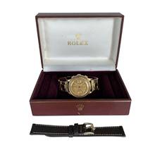 Thumbnail von Rolex Chronograph 2508 Antimagnetic champagne dial rose gold 18KT 1938's