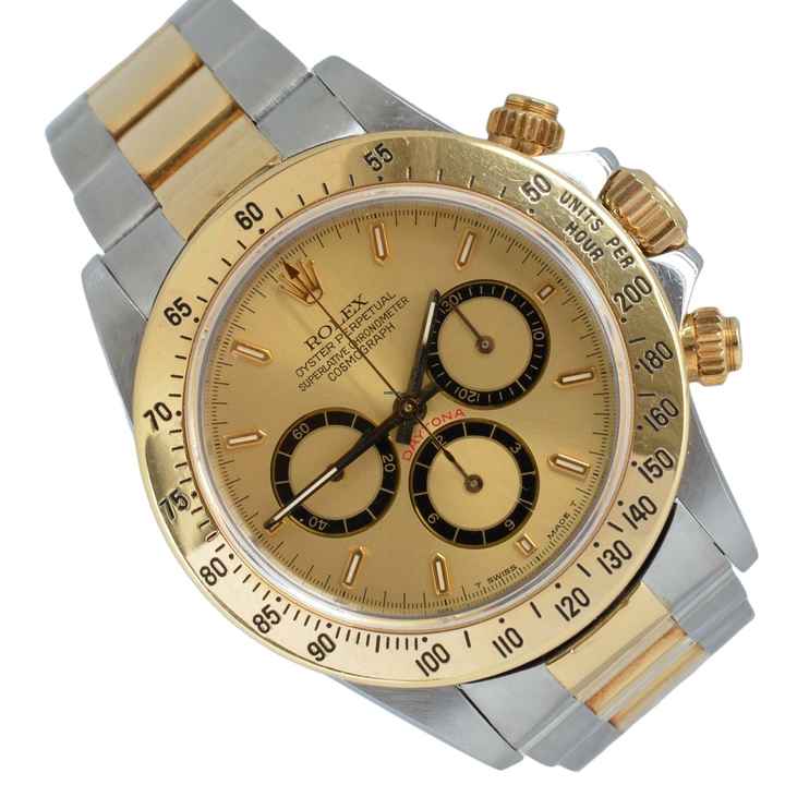  Rolex Daytona 16523 Champagne 4 Lines dial L41 Series Full Set 1990’s </h1> 