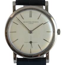 Thumbnail von Vacheron Constantin Classic Calatrava 4667 Ultra-Thin silver dial white gold 18KT first series </h1>