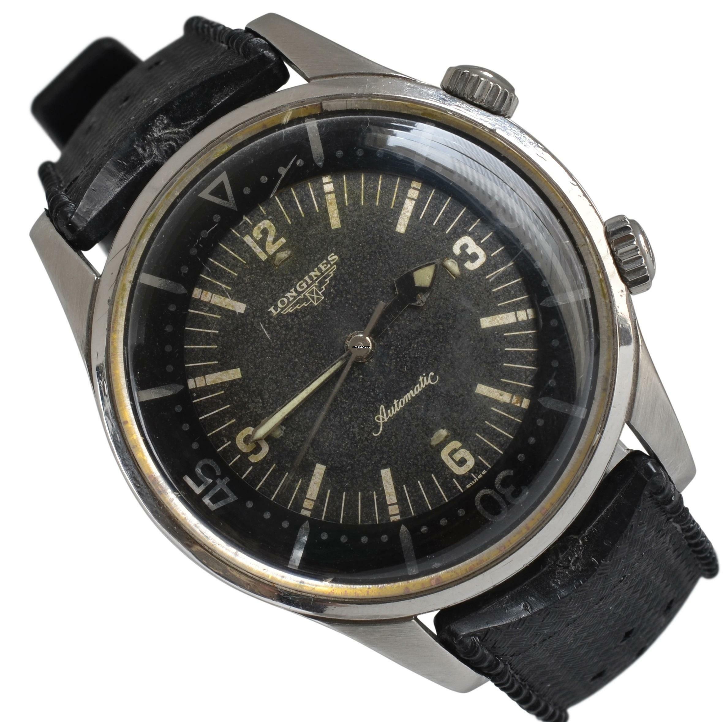  Longines Legend Diver 7042 Tropical dial 1960’s </h1> 