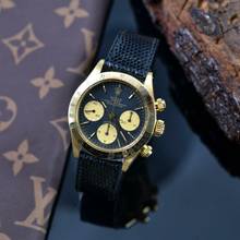 Thumbnail von Rolex Daytona Cosmograph 6265 Daytona black dial gold 18KT Full Set TOP 1979’s </h1>