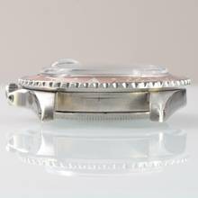 Thumbnail von Rolex GMT-Master 1675 Cornino Underline gilt dial pink bezel 1964’s </h1>