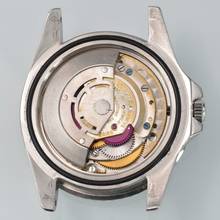 Thumbnail von Rolex GMT-Master 1675 Cornino Underline gilt dial pink bezel 1964’s </h1>