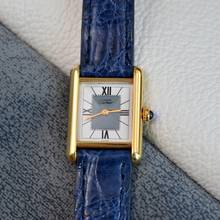 Thumbnail von Cartier Tank Vermeil Must de Tank Vermeil Art Deco 20MM golden plated quartz 1992’s </h1>