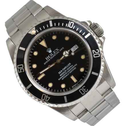  Rolex Sea-Dweller 4000 16600 Date black Tritium dial Full Set 1992’s </h1> 