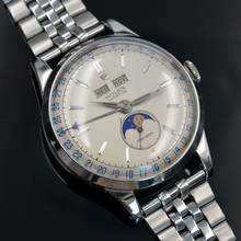 Thumbnail von Rolex Padellone 8171 steel silver dial very rare 1951’s </h1>
