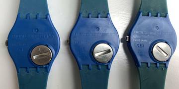 Thumbnail von Swatch Art special Jean-Michel Folon full series 3 watches signed Folon NEW Full Set 1987 </h1>