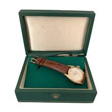 Thumbnail von Rolex Oyster Perpetual 6088 Bubbleback OCC by Joyeria Riviera rose gold 18KT 1950’s </h1>