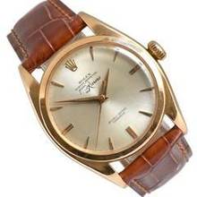 Thumbnail von Rolex Oyster Perpetual 6088 Bubbleback OCC by Joyeria Riviera rose gold 18KT 1950’s </h1>