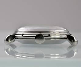 Thumbnail von Vacheron Constantin Historiques Triple Calendar 4241 steel grenè Ivory dial very rare 1943’s </h1>