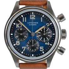 Thumbnail von Longines Avigation Heritage Avigation Big Eye Collection blue dial Full Set 2022’s </h1>