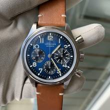 Thumbnail von Longines Avigation Heritage Avigation Big Eye Collection blue dial Full Set 2022’s </h1>