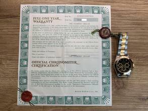 Thumbnail von Rolex Daytona 16523 6 inverted Tritium black dial Full Set 1991's </h1>