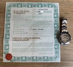 Thumbnail von Rolex Daytona 16520 Transitional P18 Series black dial Full Set 2000's </h1>
