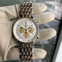 Thumbnail von Breitling Navitimer chronograph D30021 ivory dial Full Set 2019’s </h1>