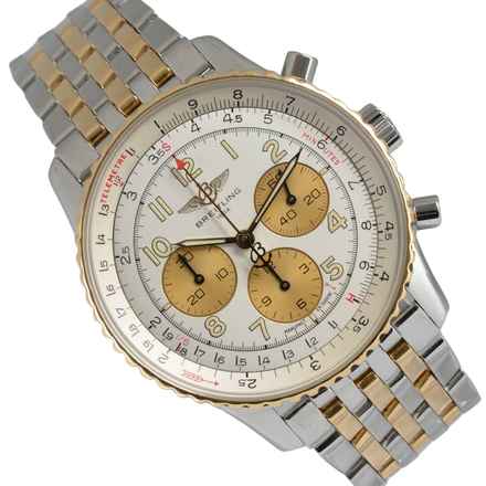  Breitling Navitimer chronograph D30021 ivory dial Full Set 2019’s </h1> 