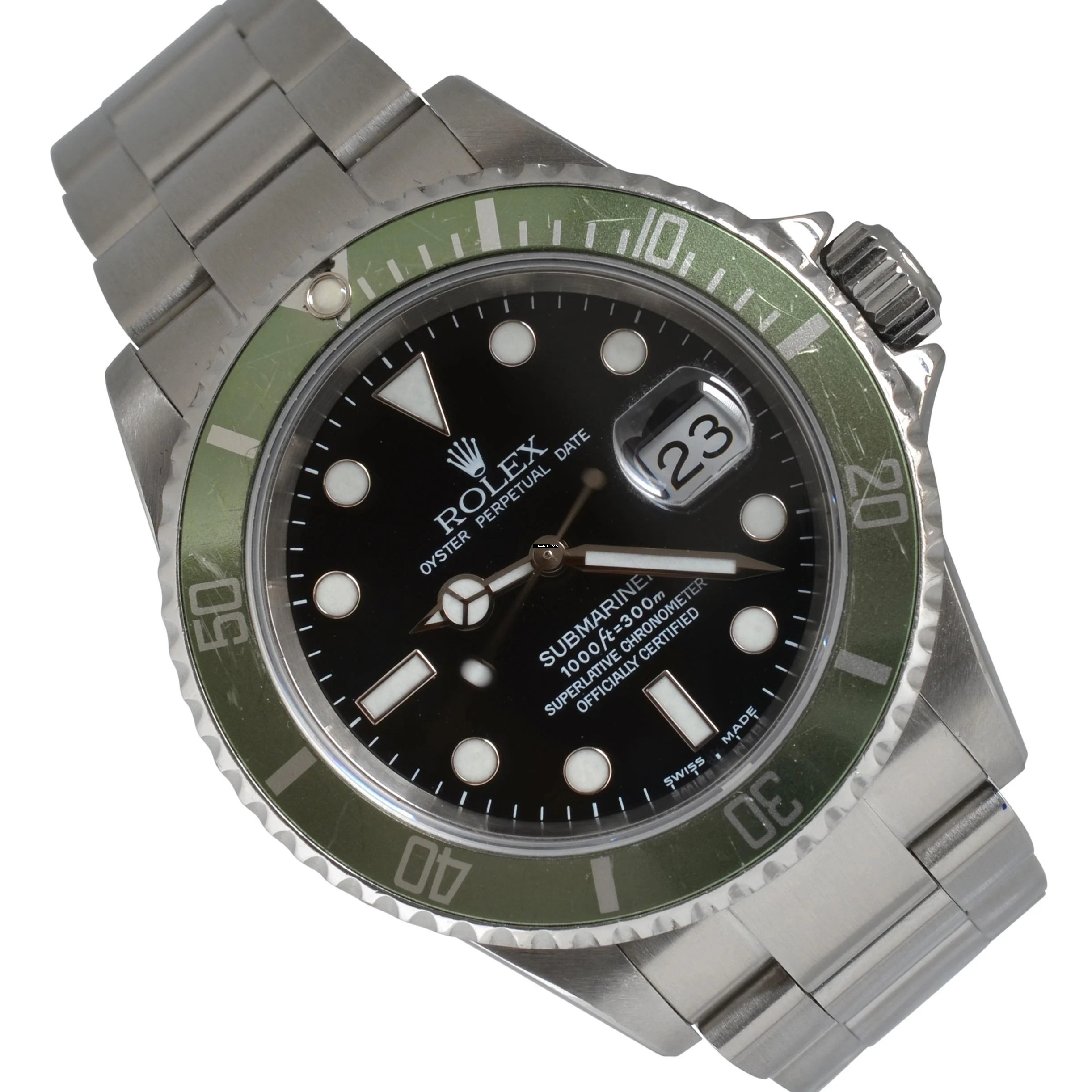 Rolex Submariner Date 16610LV MK1 Fat Four bezel Full Set 2003’s </h1>
