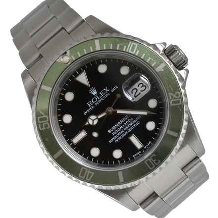  Rolex Submariner Date 16610LV MK1 Fat Four bezel Full Set 2003’s </h1> 