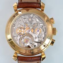 Thumbnail von Vacheron Constantin Historiques Chronograph Historiques Collection 47111 yellow gold 18KT Full Set 2002’s </h1>