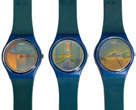 Thumbnail von Swatch Art special Jean-Michel Folon full series 3 watches Limited edition NEW 1987's