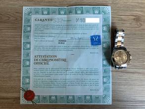 Thumbnail von Rolex Daytona 116523 with symbol UAE Hawk of Quraysh Full Set 2002’s </h1>