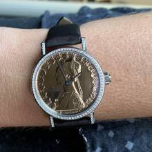 Thumbnail von Corum Coin Watch Artisans Tribute Coin 500 Italian Lyre Caravelle Full Set NEW NOS 2019’s