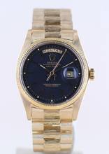 Thumbnail von Rolex Day-Date 36 18K Gelbgold black Dial Präsidentband Klassiker Borke 1972 </h1>