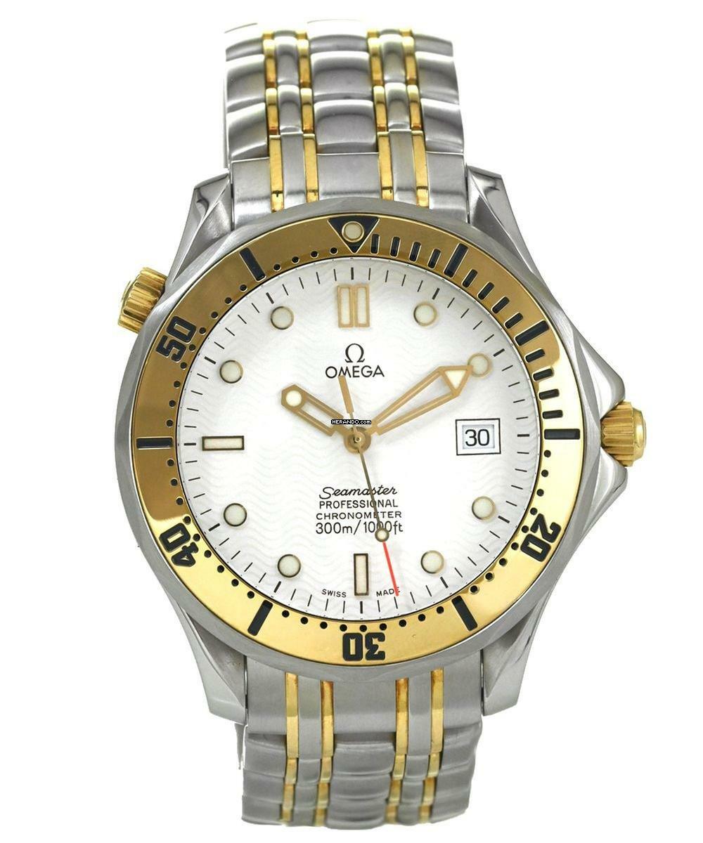 Omega Seamaster Diver 300 M Stahl-Geldgold Ref. 23328000