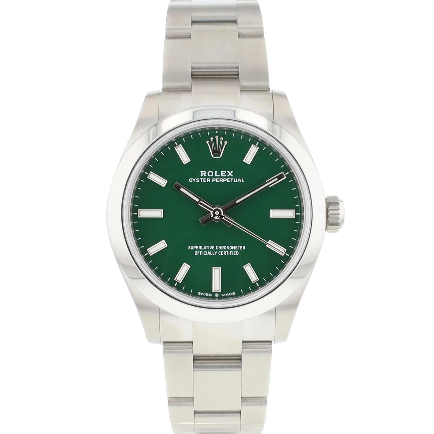 Rolex Oyster Perpetual 31 Green Dial NEW '22 </h1>