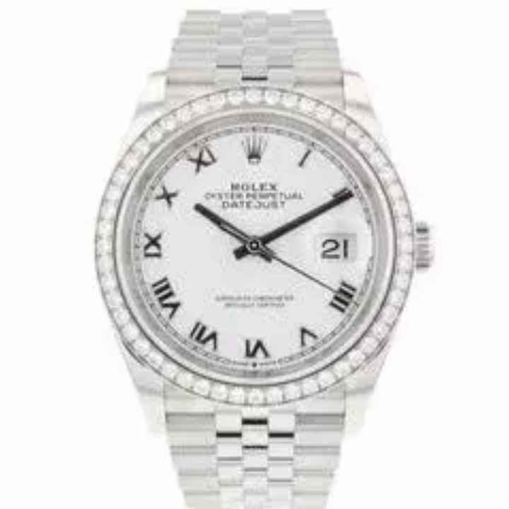  Rolex Datejust 36 White Diamonds RBR </h1> 