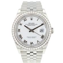 Thumbnail von Rolex Datejust 36 White Diamonds RBR </h1>