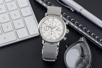 Thumbnail von IWC Portofino Chronograph Edelstahl Automatik Herren Ref. IW391009 Papiere 2020