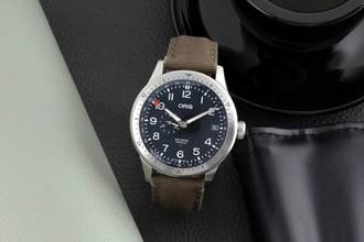 Thumbnail von Oris Big Crown ProPilot GMT Timer GMT Automatik Stahl Ref. 01 748 7756 4064 B&P