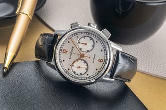 Thumbnail von Longines Heritage Chronograph 1940 Stahl Automatik Herrenuhr Ref. L2.814.4.76.0