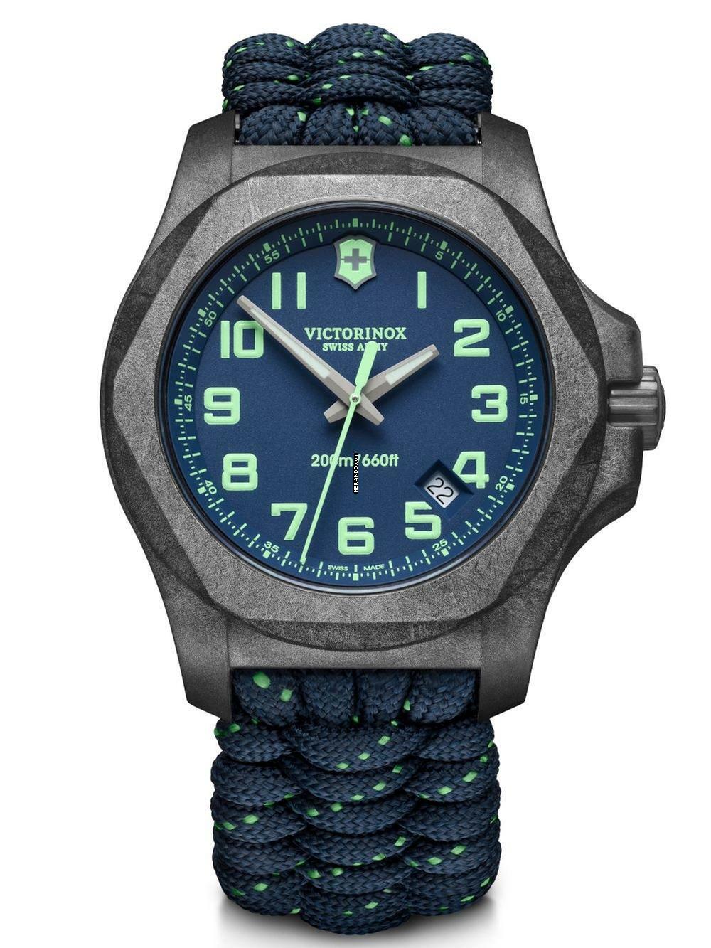  Victorinox Swiss Army I.N.O.X. 241860 I.N.O.X. Carbon Set m. Wechselarmband Herrenuhr 43mm 