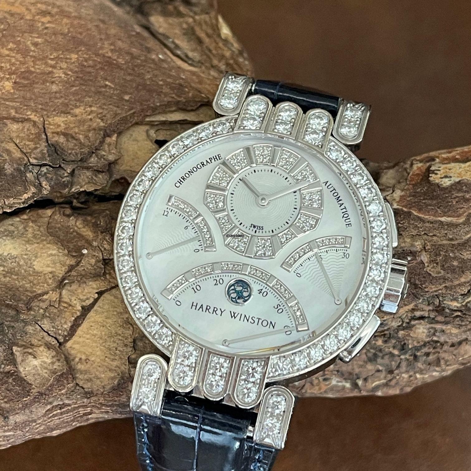 Harry Winston Premier Premier Triple Retrograde Chrono Diamond - FULLSET - Ref. 021007 </h1>