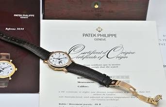 Thumbnail von Patek Philippe Complications Officier small Complication | 5054 | German Full Set from first owner | Rose gold