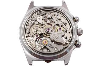 Thumbnail von Breitling Callisto Chronograph Stahl vergoldet Handaufzug Herrenuhr Ref. 80520N