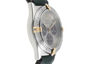 Thumbnail von Breitling Callisto Chronograph Stahl vergoldet Handaufzug Herrenuhr Ref. 80520N