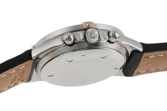 Thumbnail von Breitling Callisto Chronograph Stahl vergoldet Handaufzug Herrenuhr Ref. 80520N