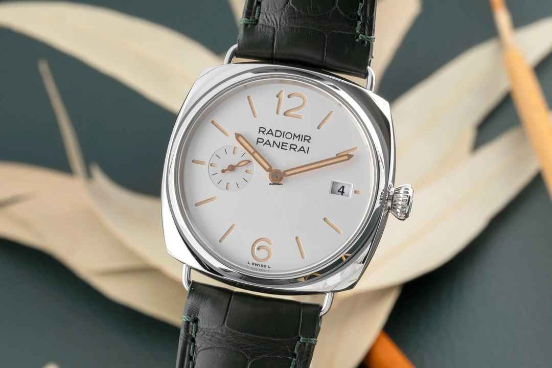  Panerai Radiomir Quaranta Stahl Handaufzug Herrenuhr Ref. PAM01292 B&P 2024  